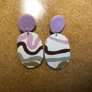 Funky Clay Earrings